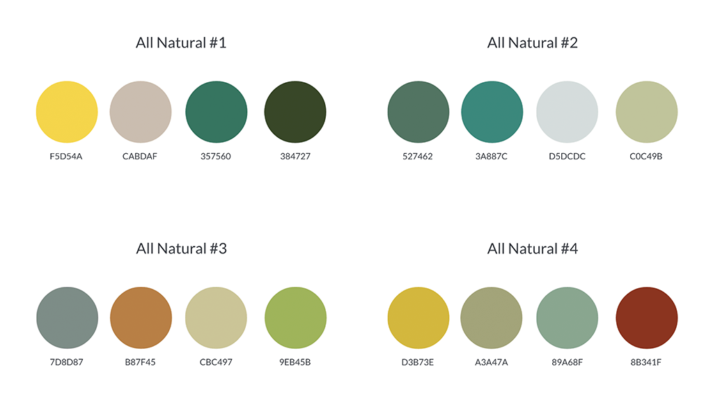 natural color palette