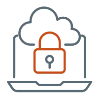 Secure partner portal icon