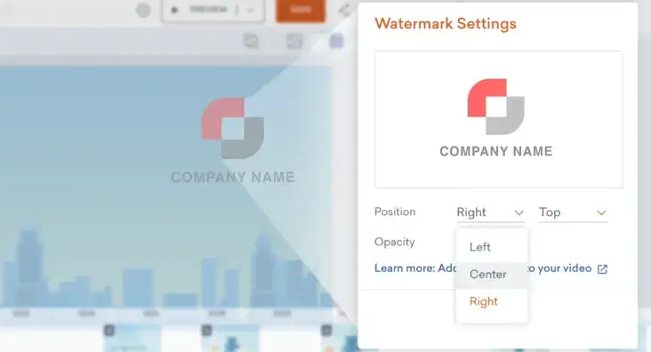 company watermark example image