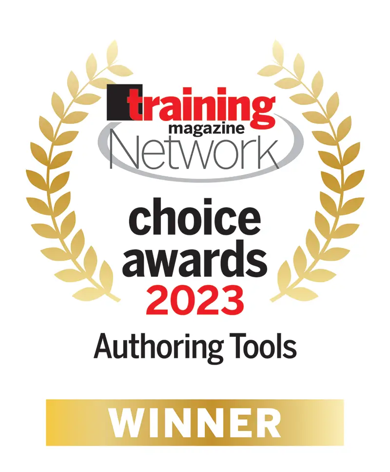 Training Magazine Network Choice Awards 2023: Authoring Tools Winner