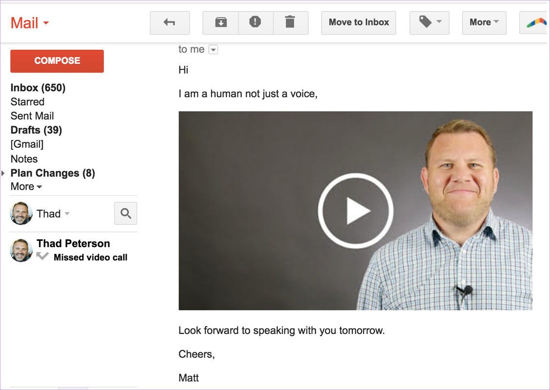 video-bio-email-example