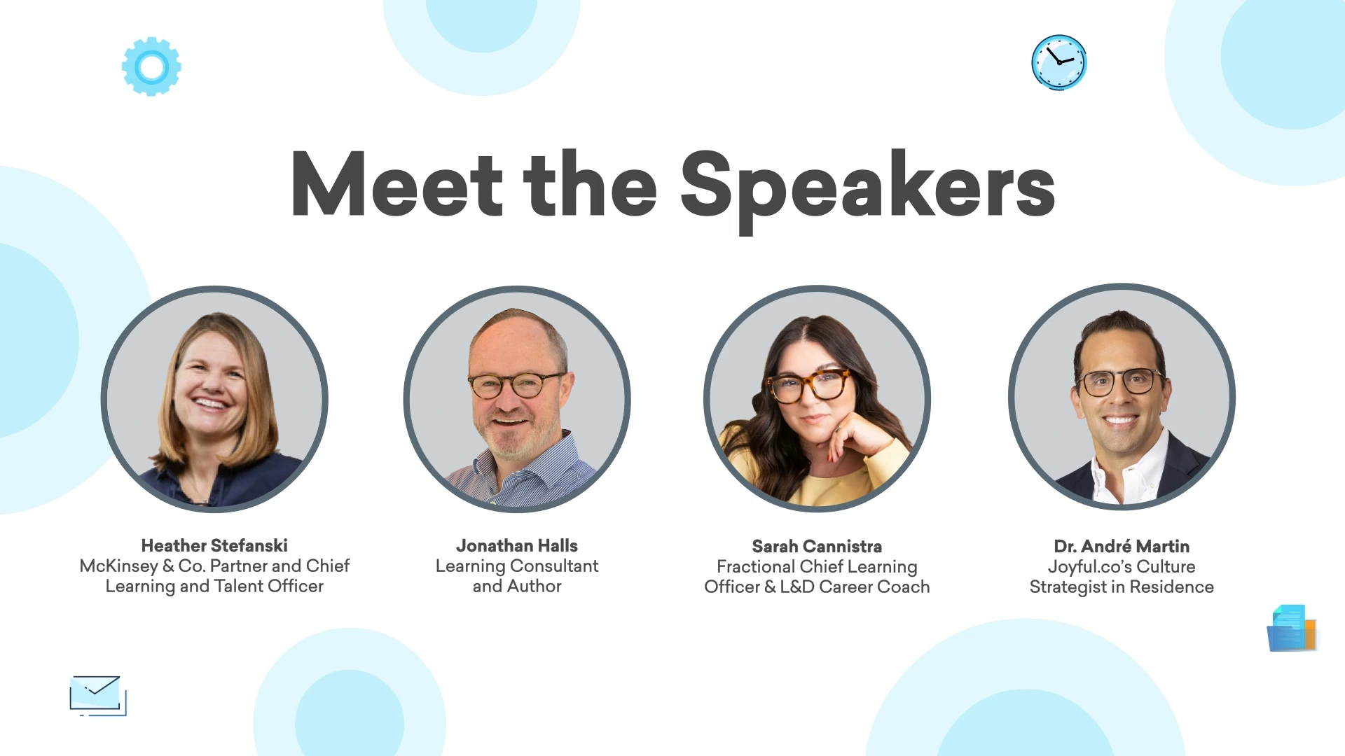 Meet the speakers